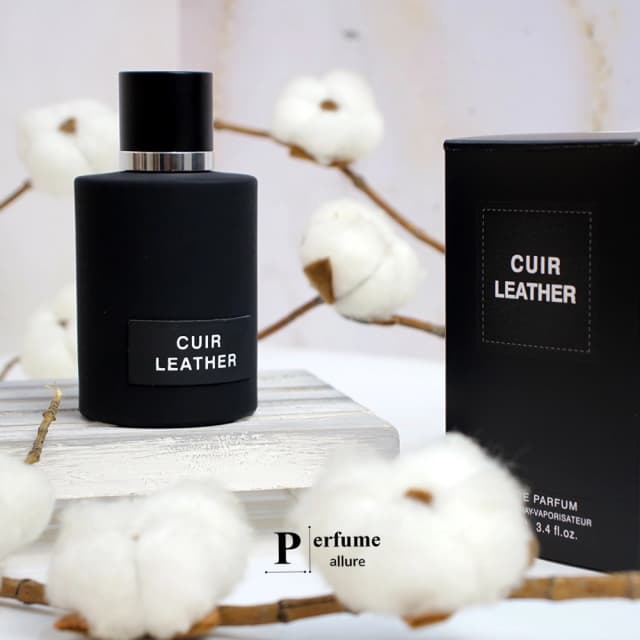 ادکلن کیور لدر-امبر لدر فرگرنس ورد (Fragrance World Cuir Leather)