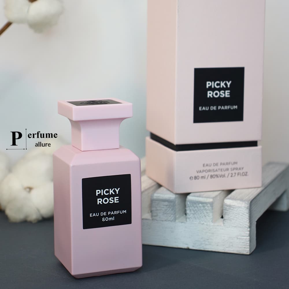 خرید ادکلن پیکی رز فراگرنس ورد (Fragrance World Picky Rose)